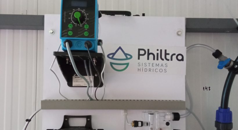 PHILTRA. Panel control cloro libre